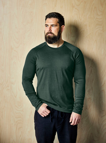 Men's OG Long Sleeve - 100% Merino Wool, Balsam