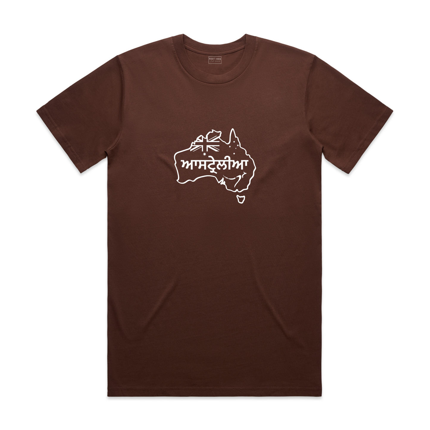 The Root Origin-Tee Australia map