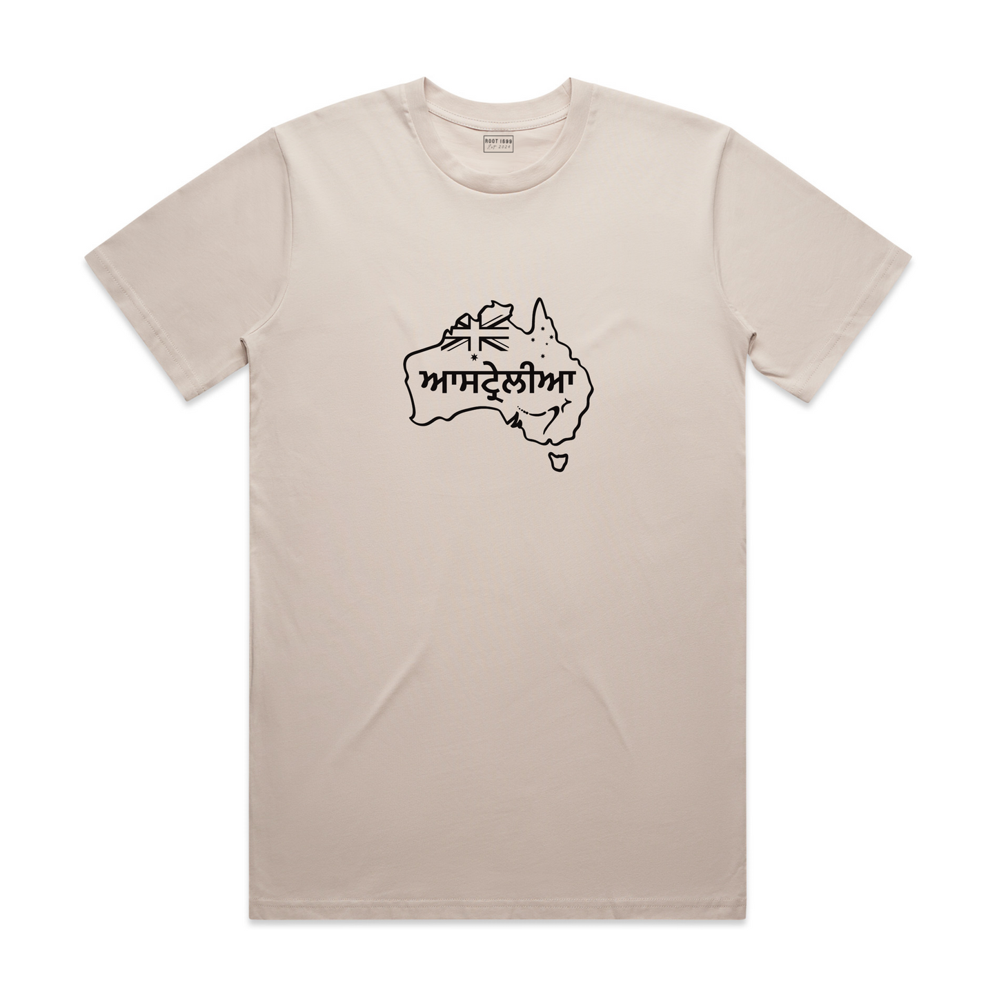 The Root Origin-Tee Australia map